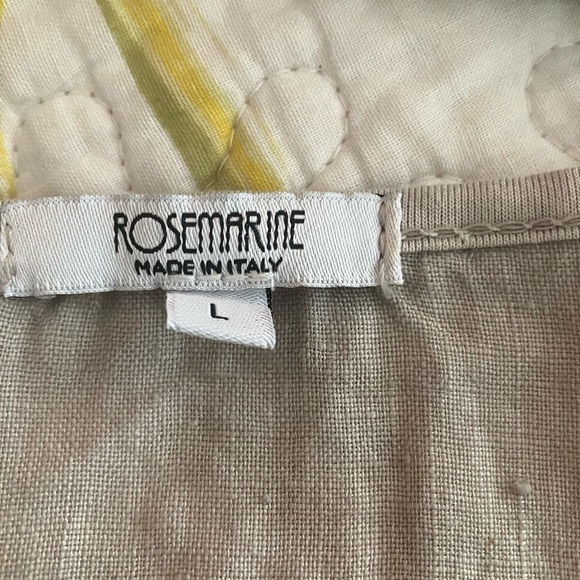 Rosemarine Lagenlook Linen Midi Dress NWOT Size L - Picture 8 of 8